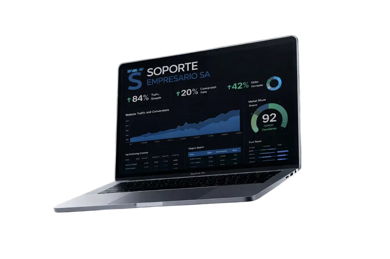 Visual del método de trabajo (laptop)